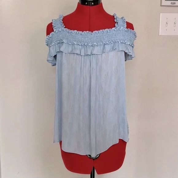 Anthropologie Fin Open Shoulder Too Size Medium - Picture 6 of 11